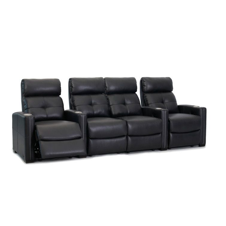 Orren Ellis 116'' Wide Home Theater Configurable Seating with Cup Holder & Reviews Wayfair